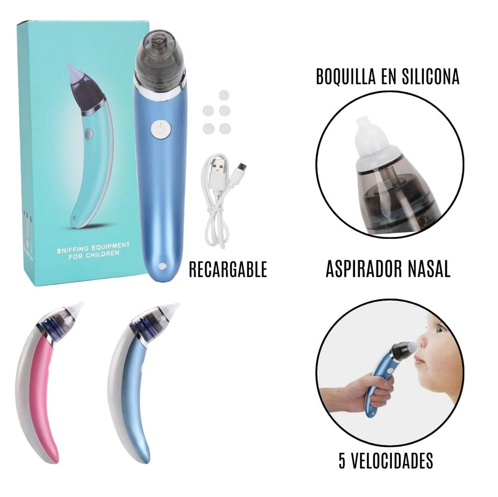 Aspirador Nasal Automático Eléctrico Para Bebés